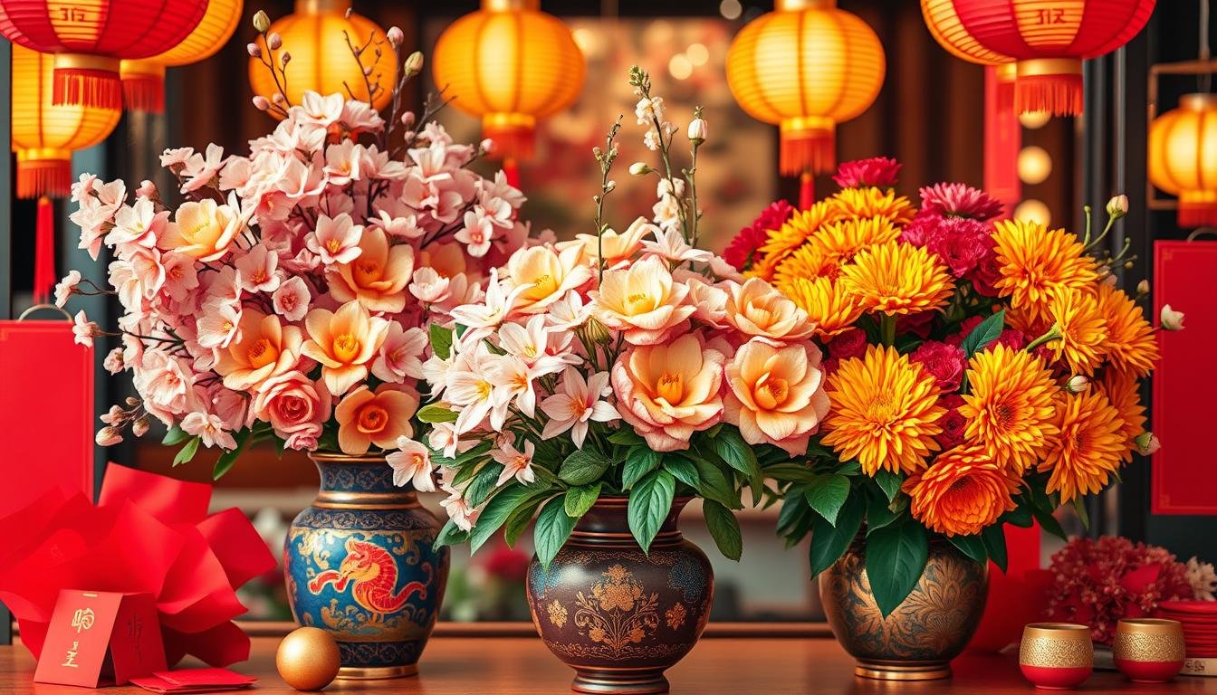 chinese new year lucky flowers